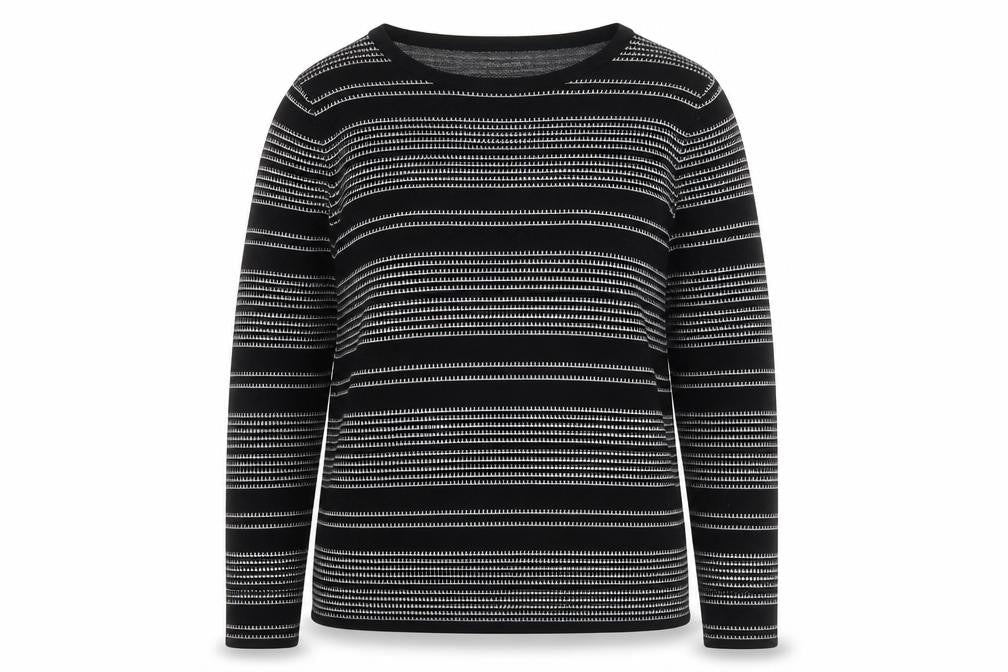 Womens UK Size 14 Papaya Black Pullover Jumper