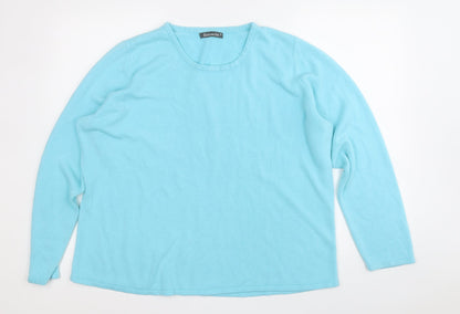 Womens UK Size XL Bonmarché Blue Pullover Jumper
