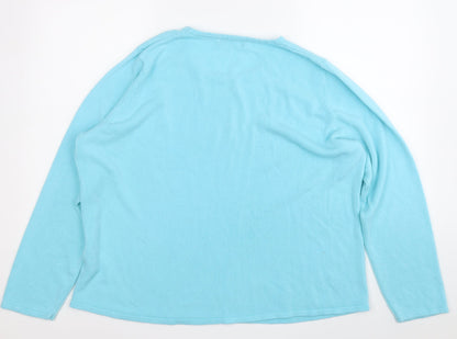 Womens UK Size XL Bonmarché Blue Pullover Jumper