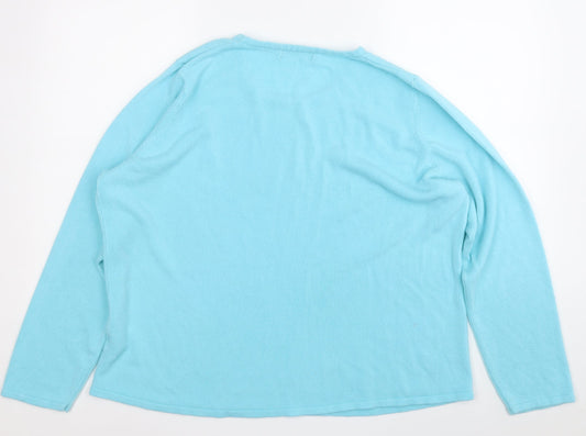Womens UK Size XL Bonmarché Blue Pullover Jumper