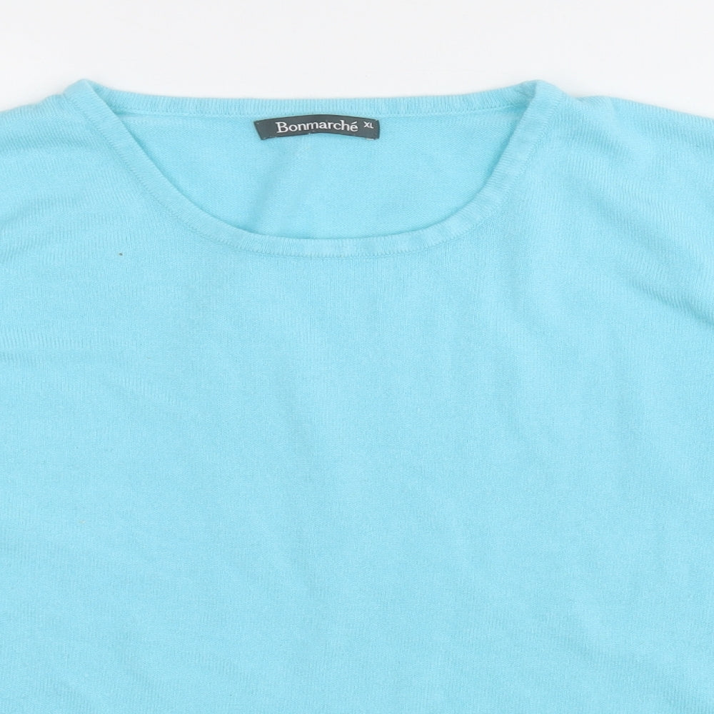 Womens UK Size XL Bonmarché Blue Pullover Jumper