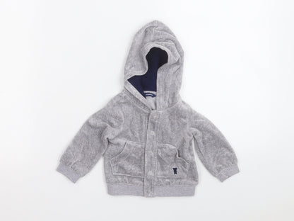 Original Marines Baby Grey   Jacket  Size 0-3 Months   Zip