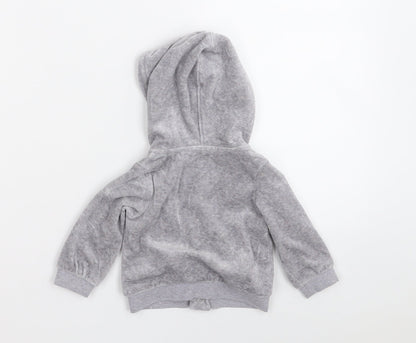Original Marines Baby Grey   Jacket  Size 0-3 Months   Zip