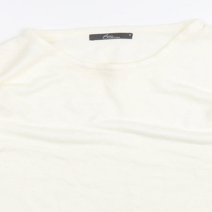 Womens UK Size M BM White Pullover Jumper