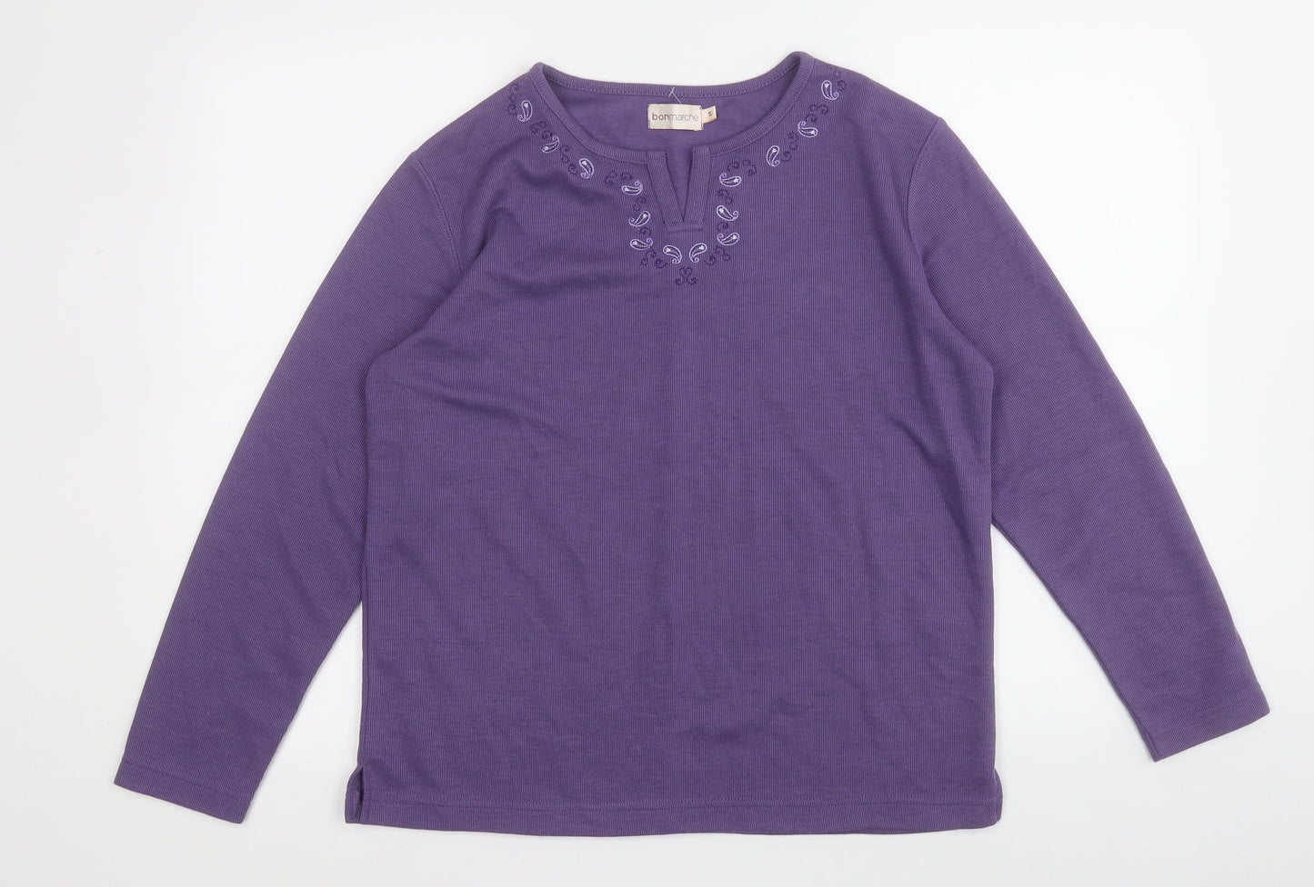 Womens UK Size S Bonmarché Purple Pullover Jumper