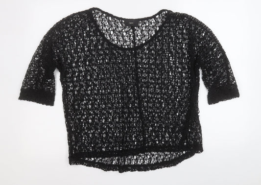 Womens UK Size 14 NEXT Black Pullover Jumper