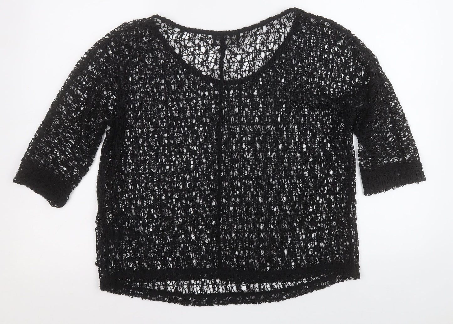 Womens UK Size 14 NEXT Black Pullover Jumper