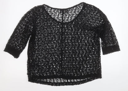Womens UK Size 14 NEXT Black Pullover Jumper