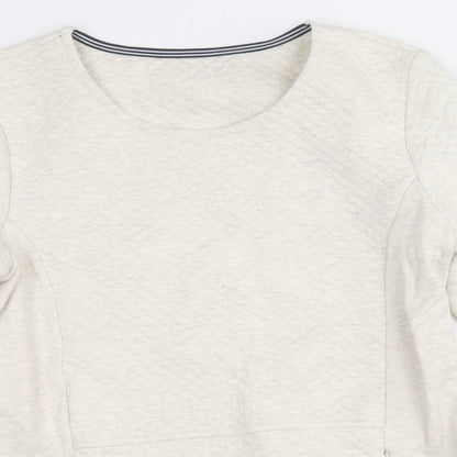 Womens UK Size M Preworn White Pullover Jumper