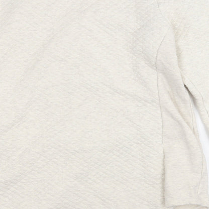 Womens UK Size M Preworn White Pullover Jumper