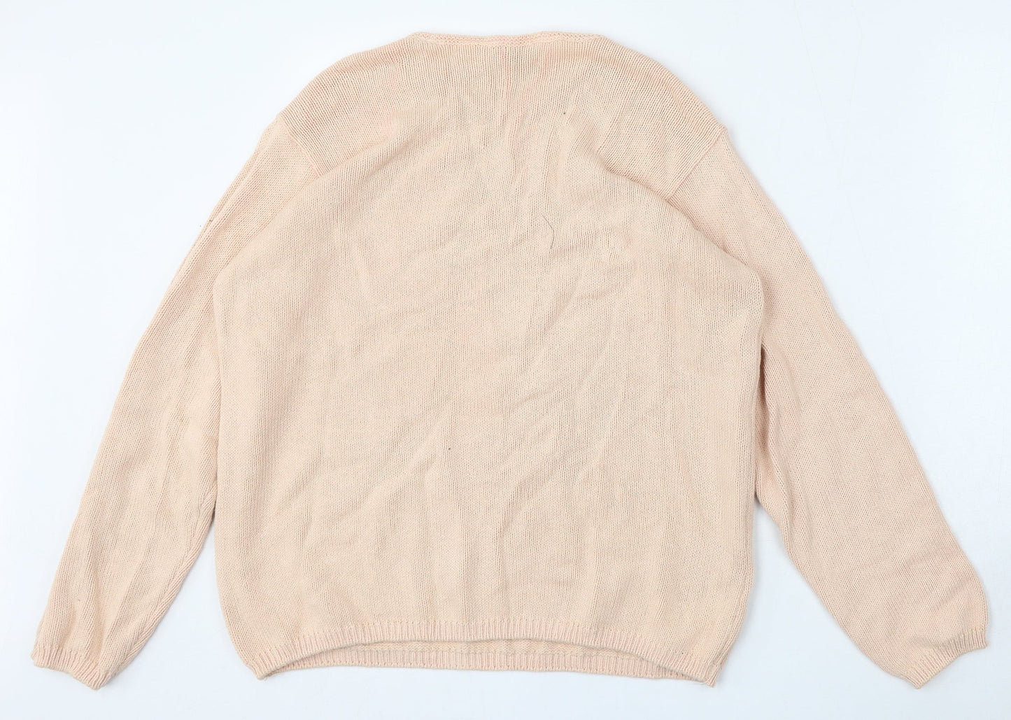 Womens UK Size 14 Marks and Spencer Pink Pullover Jumper