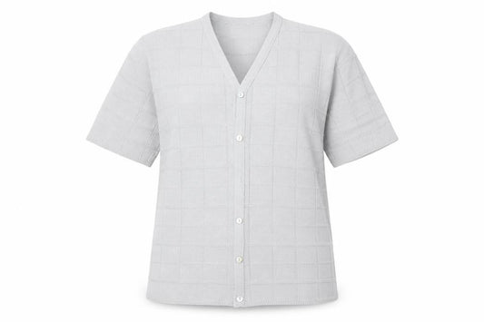 Woolworths Womens Silver V-Neck  Acrylic Cardigan Jumper Size M