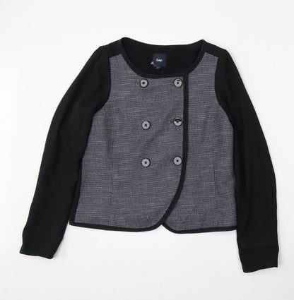 Gap Womens Black   Jacket  Size S  Button