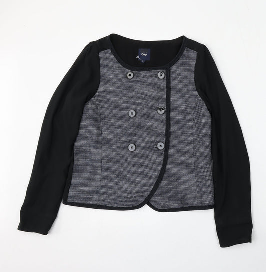 Gap Womens Black   Jacket  Size S  Button
