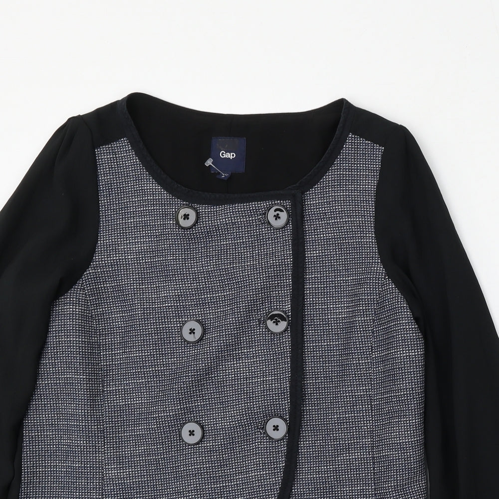 Gap Womens Black   Jacket  Size S  Button