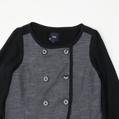 Gap Womens Black   Jacket  Size S  Button