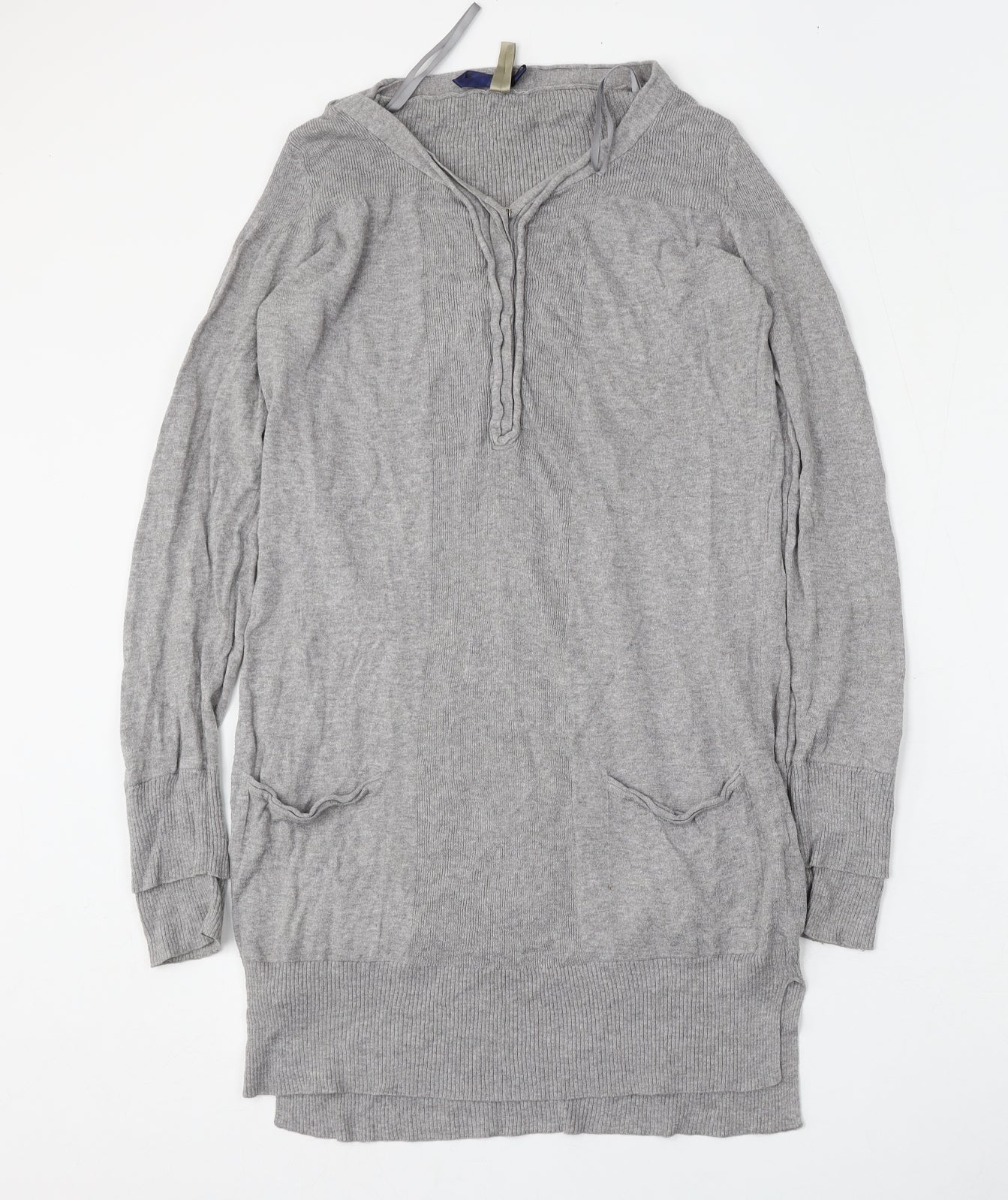 Womens UK Size 12 NEXT Grey Cardigan Jumper