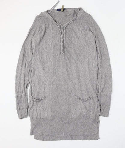 Womens UK Size 12 NEXT Grey Cardigan Jumper