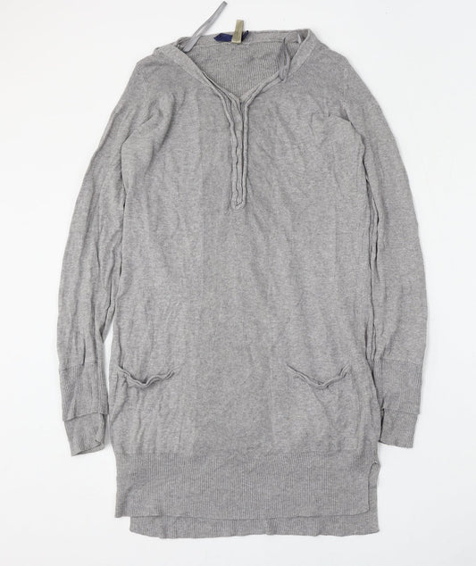 Womens UK Size 12 NEXT Grey Cardigan Jumper