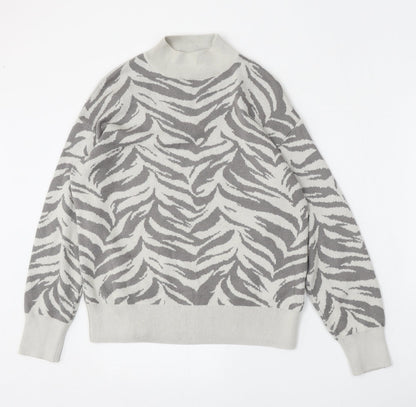 Womens UK Size L Preworn Multicoloured Pullover Jumper