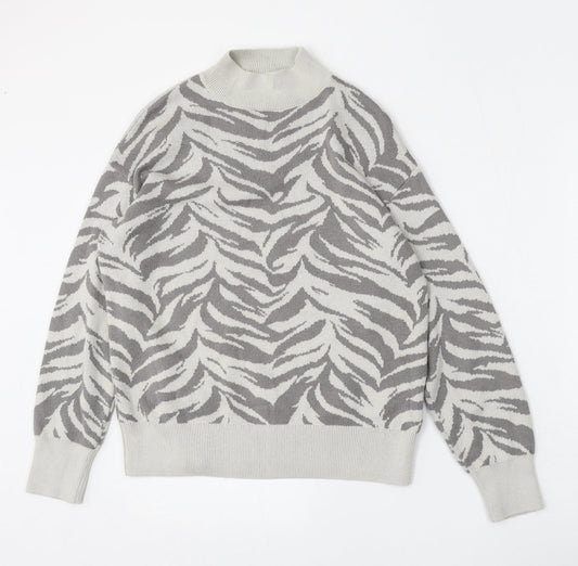 Womens UK Size L Preworn Multicoloured Pullover Jumper