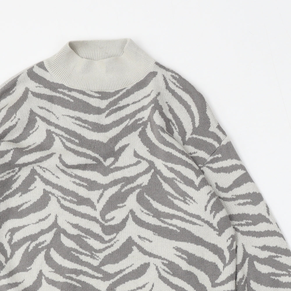 Womens UK Size L Preworn Multicoloured Pullover Jumper