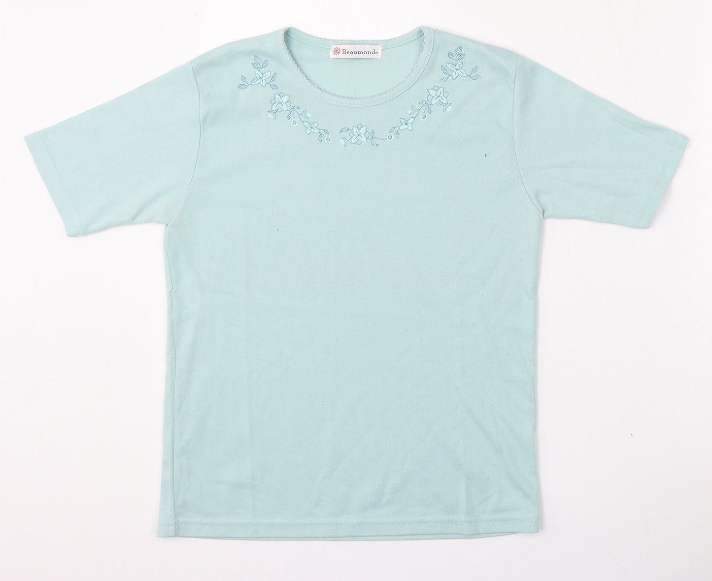 Womens UK Size M Beaumonde Blue Pullover Jumper