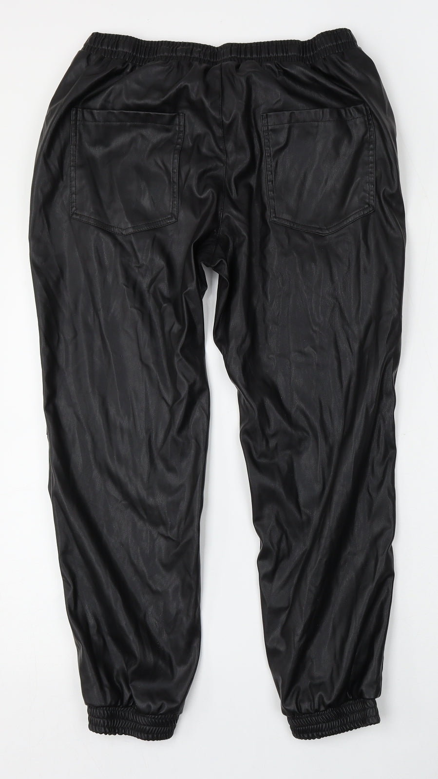 Womens UK Size 12 Papaya Regular Fit  Black Trousers