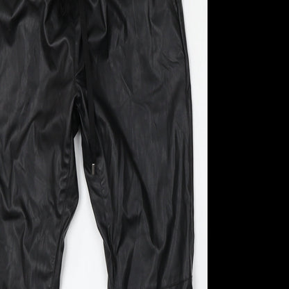 Womens UK Size 12 Papaya Regular Fit  Black Trousers
