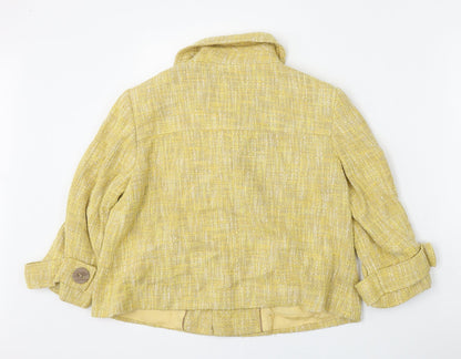 Womens UK Size 12 NEXT Yellow Jacket