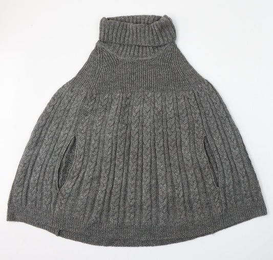 Womens UK Size M Preworn Grey Pullover Jumper