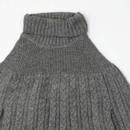 Womens UK Size M Preworn Grey Pullover Jumper