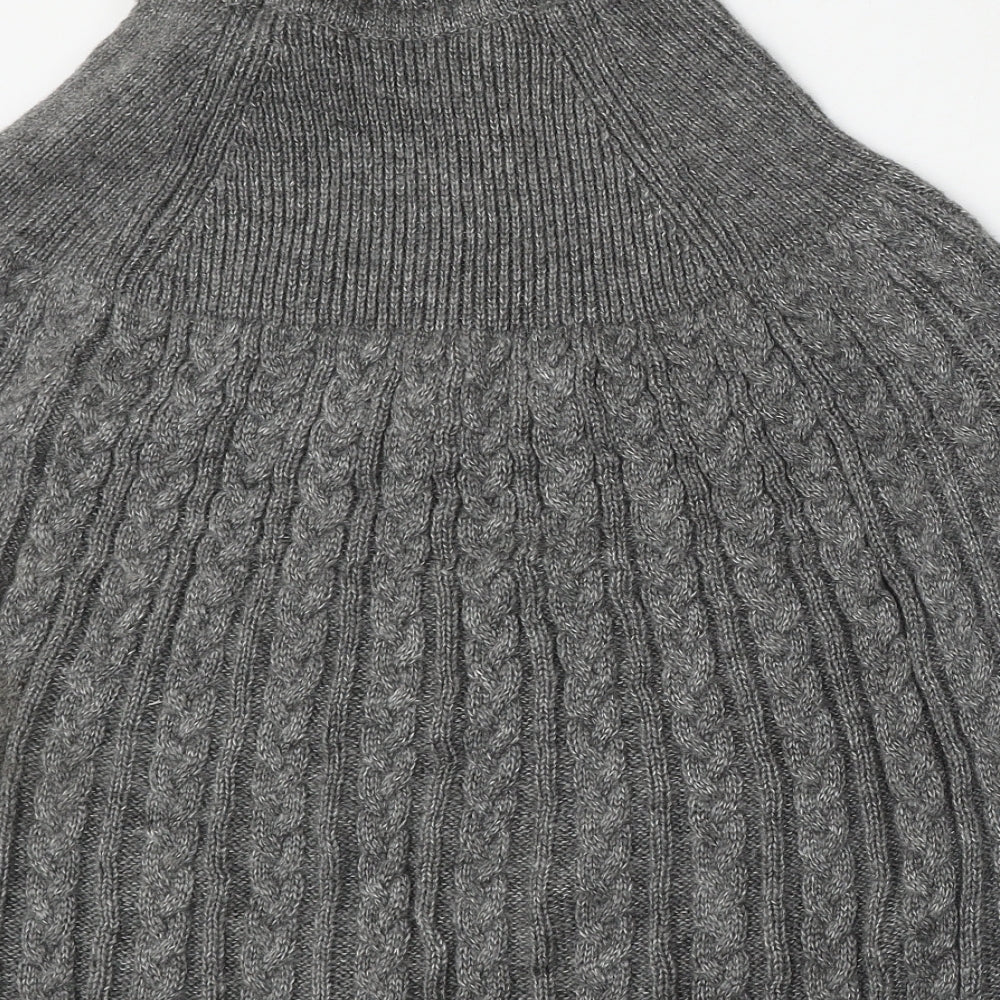 Womens UK Size M Preworn Grey Pullover Jumper