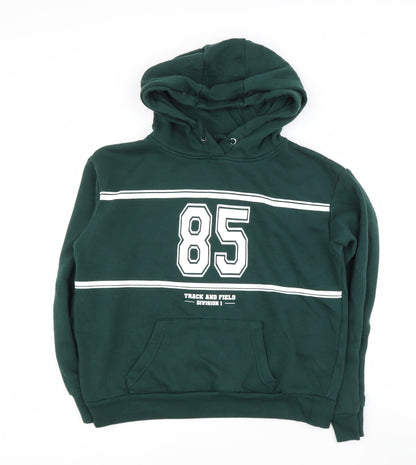 Primark Womens Green  Polyester Pullover Hoodie Size XS   - Eighty Five