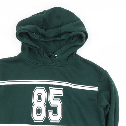 Primark Womens Green  Polyester Pullover Hoodie Size XS   - Eighty Five