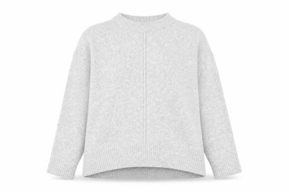 George  Womens Grey Round Neck  Polyester Pullover Jumper Size M