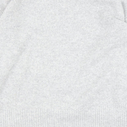 george  Womens Grey Round Neck  Polyester Pullover Jumper Size M