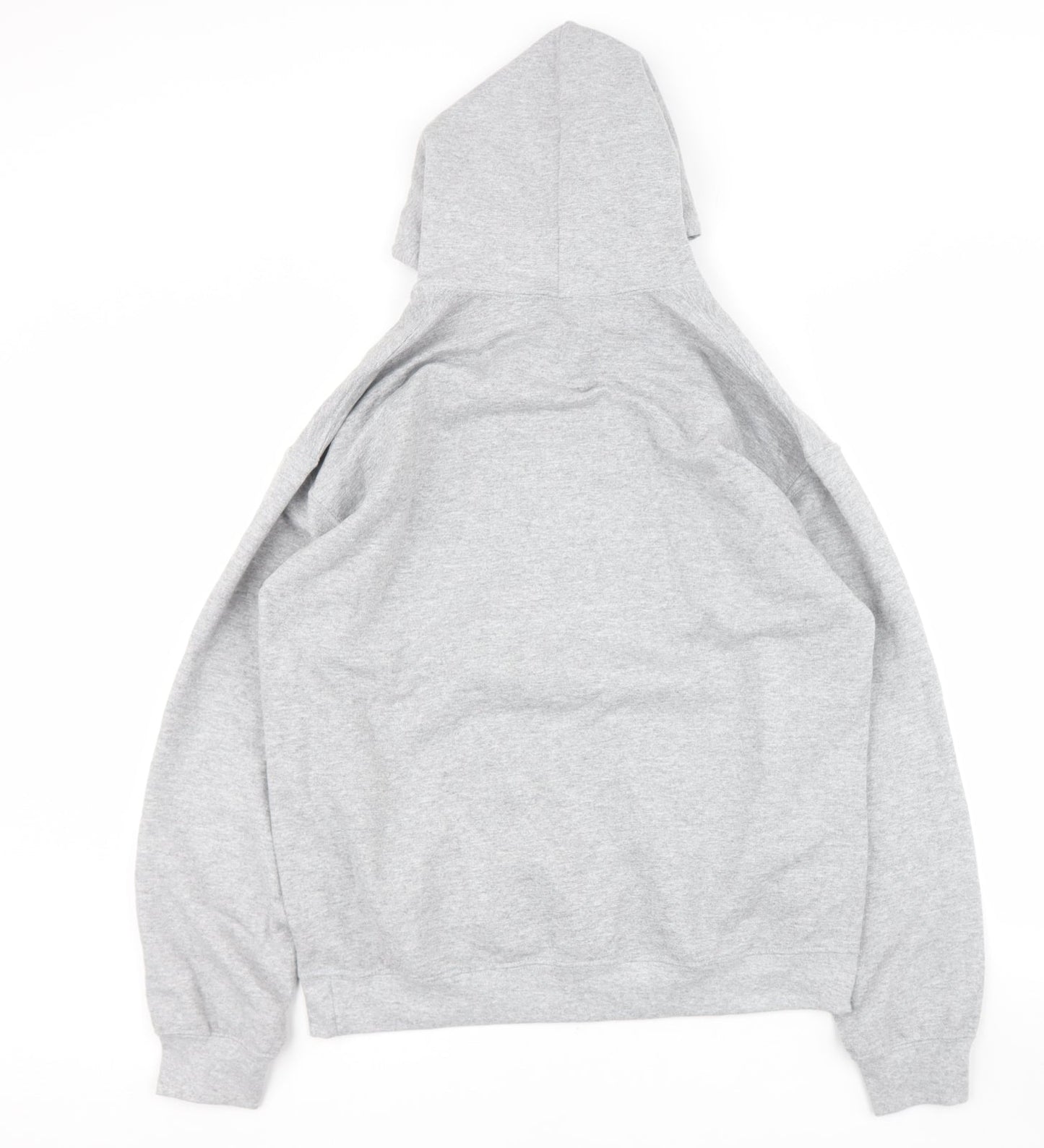 Mens UK Size M Gildan Grey Pullover Hoodie