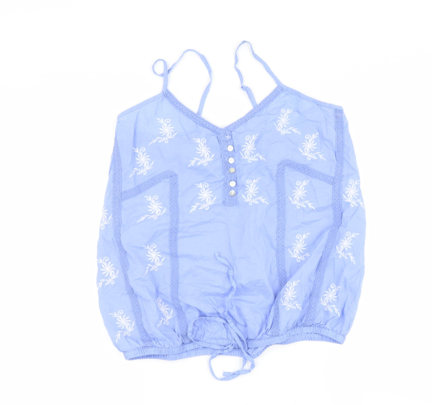 Womens UK Size 14 dunnes Blue Basic Blouse