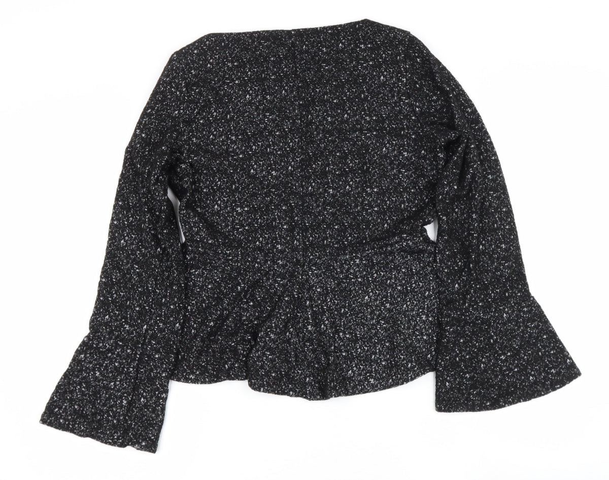Womens UK Size M H&M Black Pullover Jumper