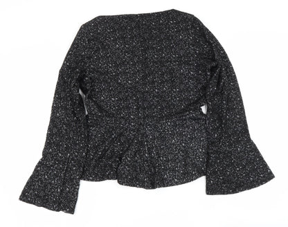 Womens UK Size M H&M Black Pullover Jumper