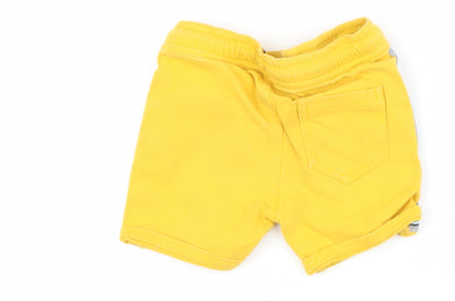 REDTAG Baby Yellow  Cotton Jogger Jeans Size 12-18 Months