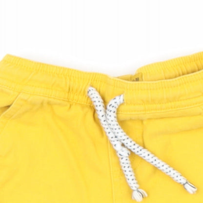 REDTAG Baby Yellow  Cotton Jogger Jeans Size 12-18 Months
