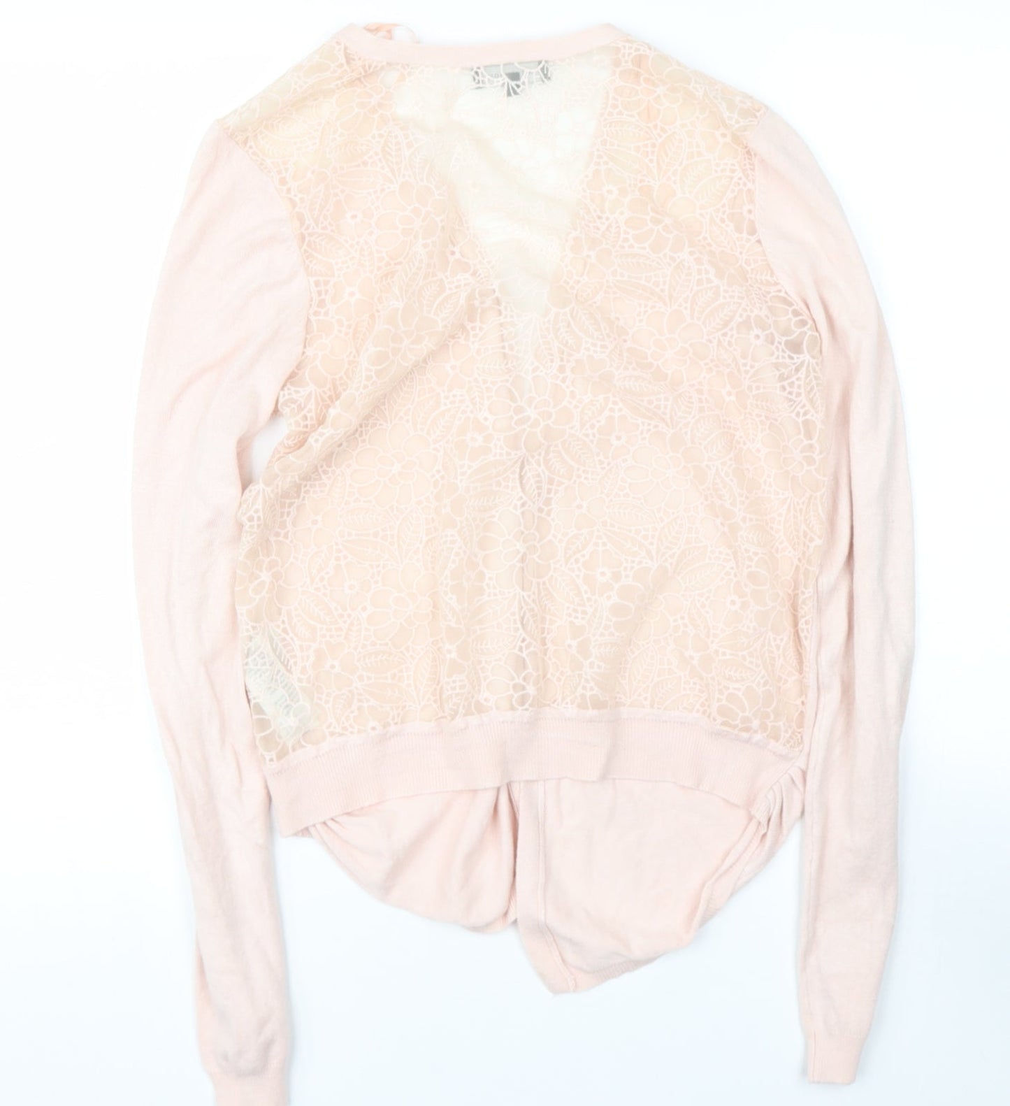 Womens UK Size 12 NEWLOOK Pink Cape Jumper