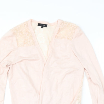Womens UK Size 12 NEWLOOK Pink Cape Jumper