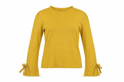Womens UK Size 8 New Look Yellow Pullover Jumper