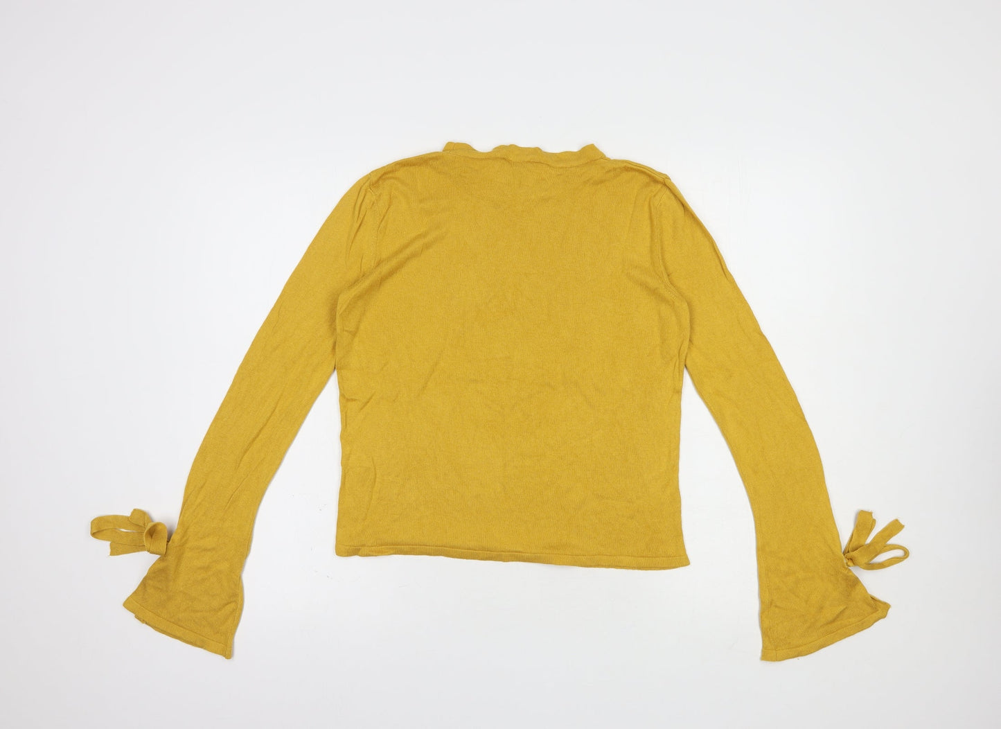 Womens UK Size 8 New Look Yellow Pullover Jumper