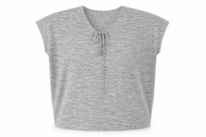 Womens UK Size S New Look Grey Basic Blouse