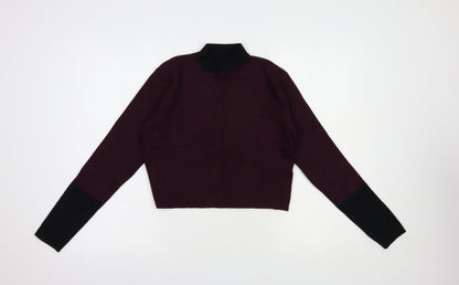 Womens UK Size 10 New Look Purple Pullover Jumper