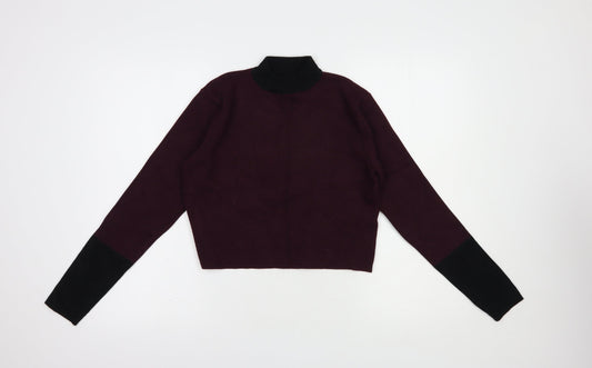 Womens UK Size 10 New Look Purple Pullover Jumper